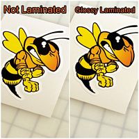 Laminated decal vs. Non-laminated decal