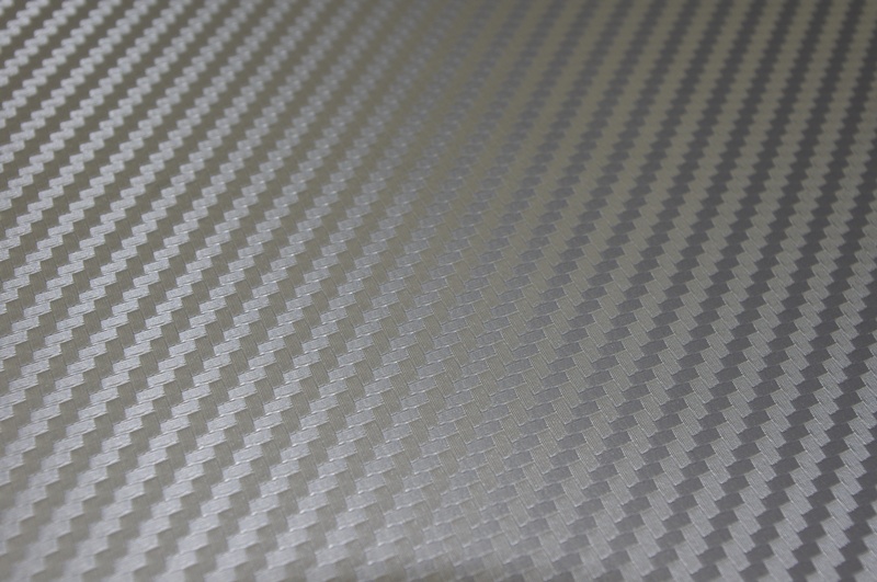 ULTIMATE SILVER CARBON FIBER VINYL SHEETS