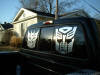 Diamond Plate Transformers Decals