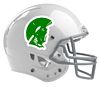 White Football Helmet Decal / Stickers