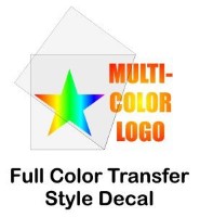 Full color transfer decal quote