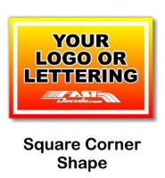 Square Custom Decal Quote