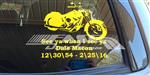 Custom In Memory Of Motorcycle Decal Sticker