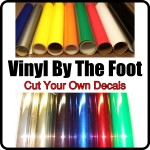 Decal Vinyl by the Foot