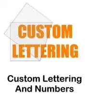 Custom lettering stickers