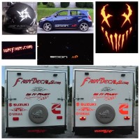Custom reflective decal / sticker quote