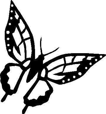 Butterfly Skull Decal for Car Truck or Jeep Wrangler Accessories