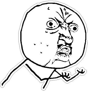 y u no rage face