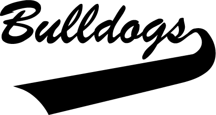 BULLDOGS MASCOT DECAL / STICKER EN