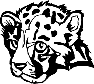 Mascot Decals :: Cougar Mascot Decals :: Cub Cougars / Panthers Mascot ...