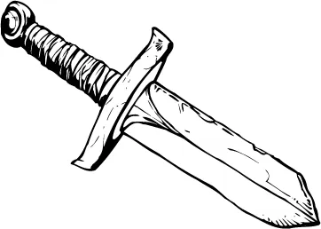 Kai Tribe Crossed Swords' Sticker