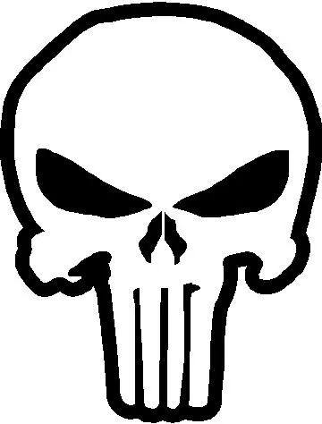 Marvel The Punisher TV Show Logo Decals - Passion Stickers