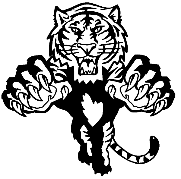 Tigers Mascot Decal / Sticker