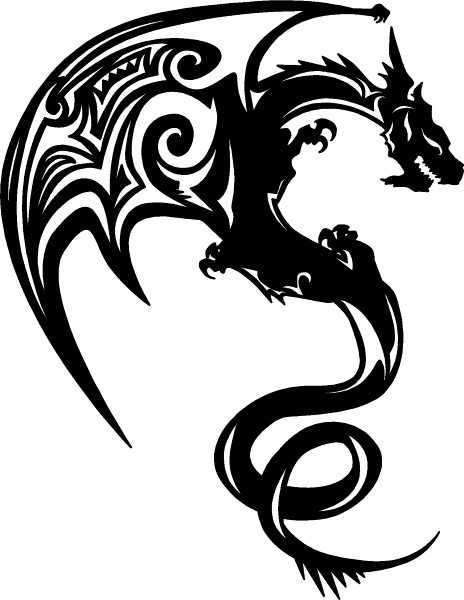 DRAGON DECAL / STICKER 08