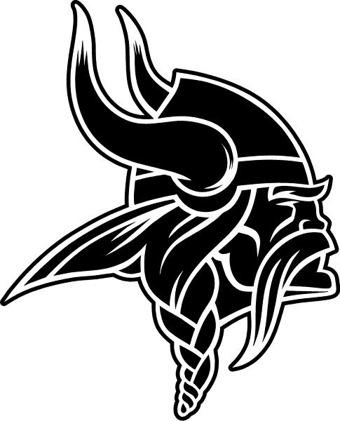 VIKING MASCOT DECAL / STICKER 02