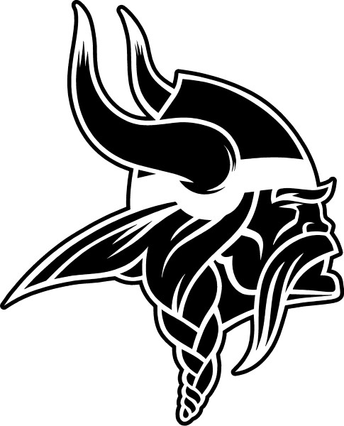 VIKING MASCOT DECAL / STICKER 04