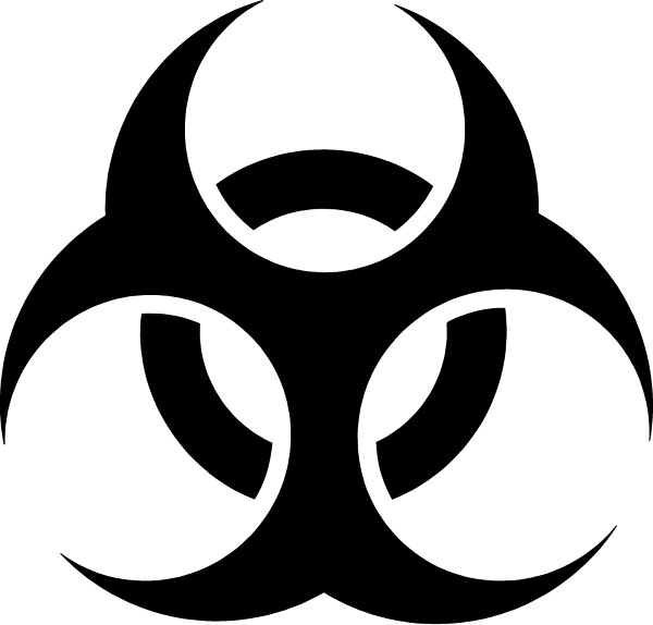 BIOHAZARD DECAL / STICKER 09