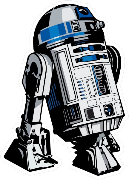 R2d2 Decal Sticker 02