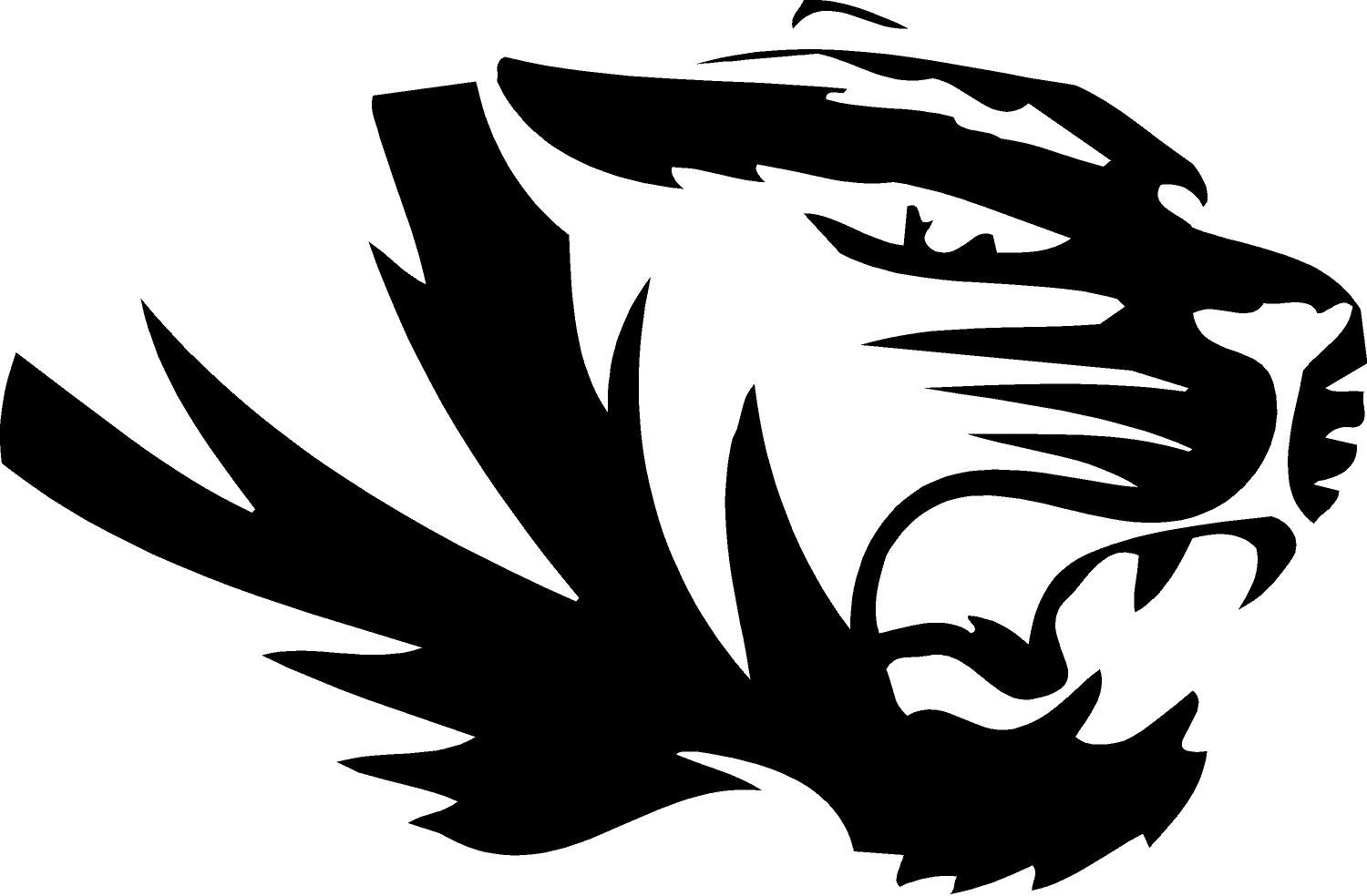 TIGER MASCOT DECAL / STICKER 03