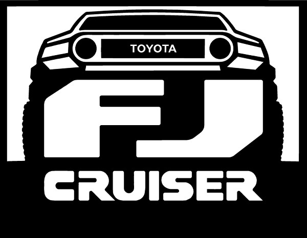 TOYOTA FJ CRUISER DECAL / STICKER 07