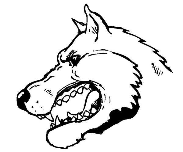 HUSKIES MASCOT DECAL / STICKER 2