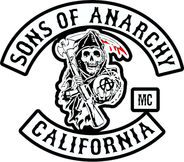 SONS OF ANARCHY DECAL / STICKER 01