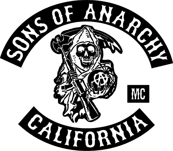 SONS OF ANARCHY DECAL / STICKER 03
