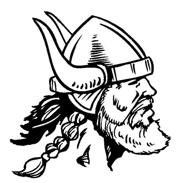 VIKINGS MASCOT DECAL/STICKER 5