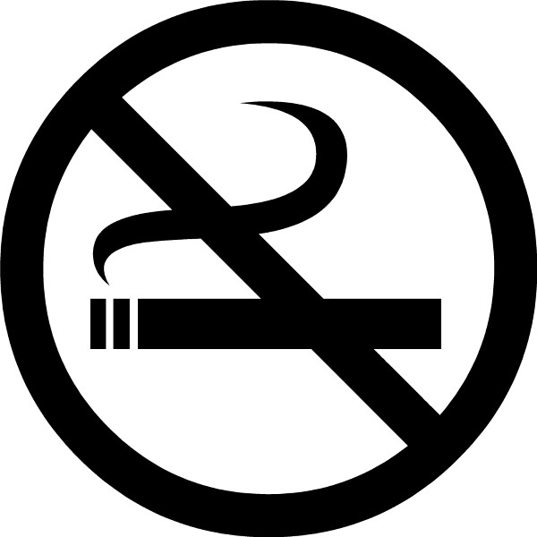 NO SMOKING DECAL / STICKER 02