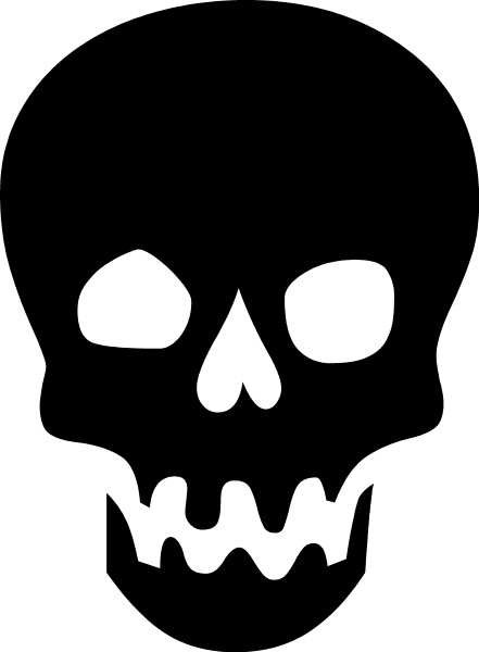 SKULL DECAL / STICKER 23