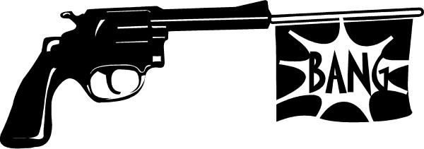 Bang a1. Gun Race логотип.