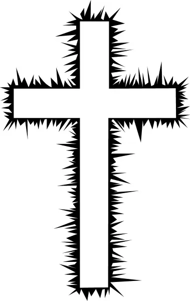 Christian Cross Decal Sticker