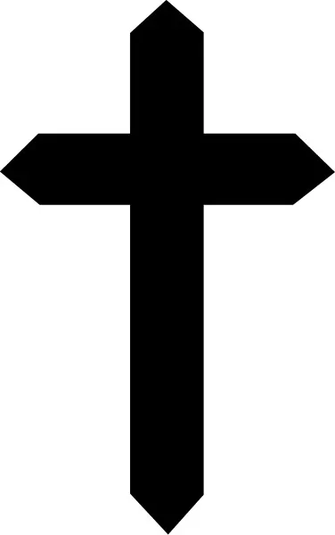 Christian Cross Decal / Sticker 50
