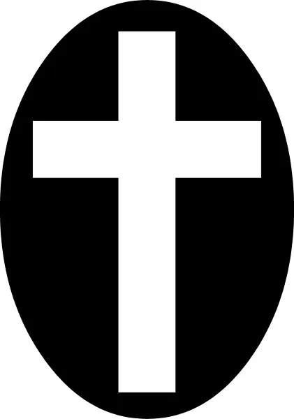 CHRISTIAN CROSS DECAL / STICKER 94