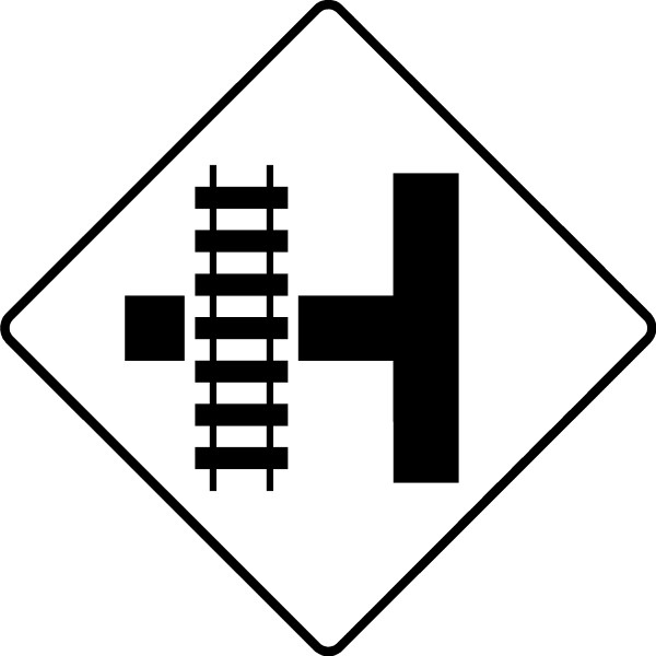 RAILROAD CROSSING DECAL / STICKER 03