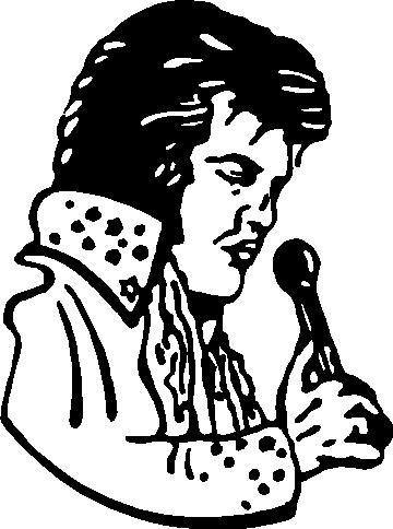 Elvis Decal Sticker 05