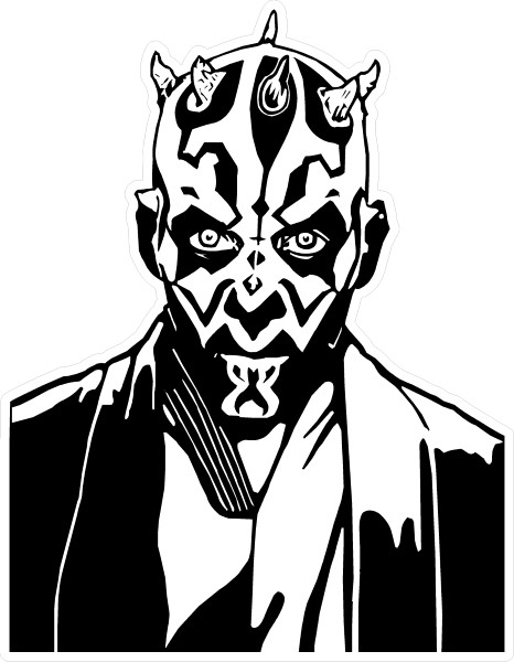 DARTH MAUL DECAL / STICKER 04