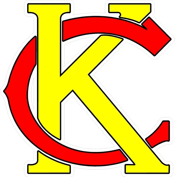 Kansas City Chiefs Logo Type Kansas City Chiefs NFL Football Diecut Round  MAGNET
