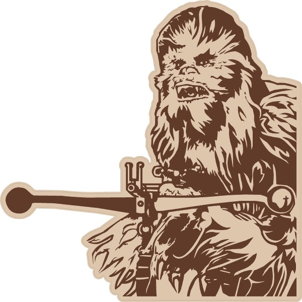 chewbacca stencil