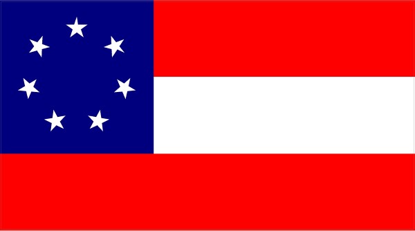 STARS AND BARS CONFEDERATE FLAG DECAL / STICKER 45