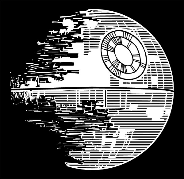 apple macbook stickers death star