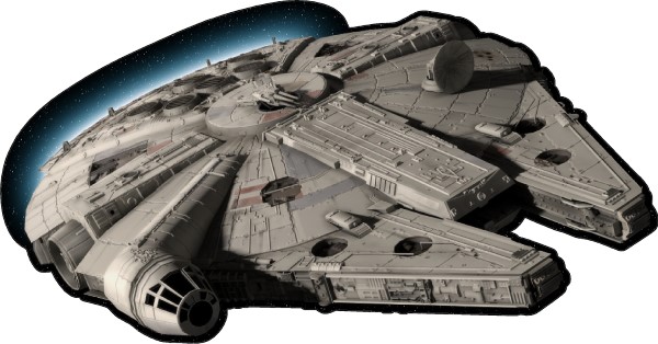 MILLENNIUM FALCON DECAL / STICKER 04