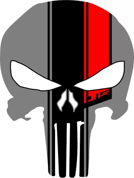 45th Anniversary Punisher Decal / Sticker 64