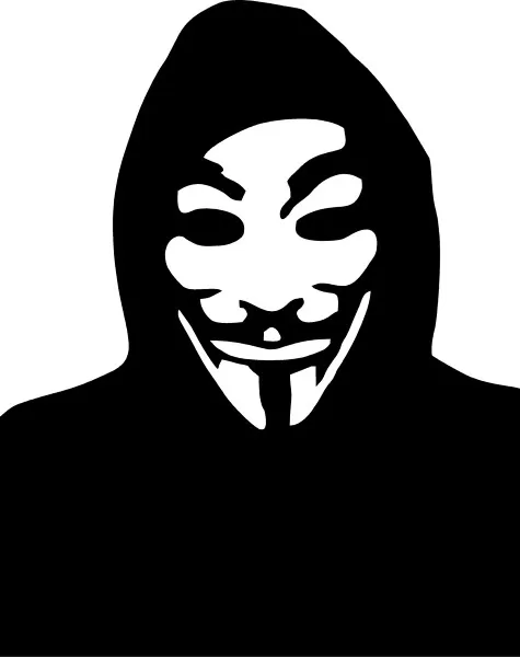 Sticker V for Vendetta - Anonymous Mask