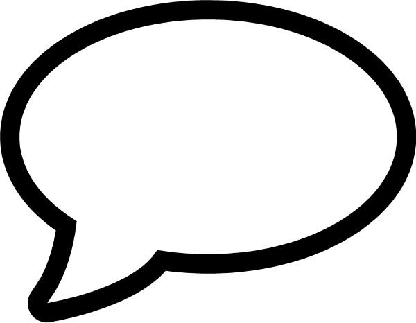 SPEECH BUBBLE DECAL / STICKER 02