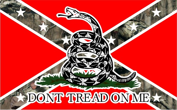 Badass Dont Tread On Me Rebel Flags / NEW REBEL DON'T TREAD ON ME FLAG