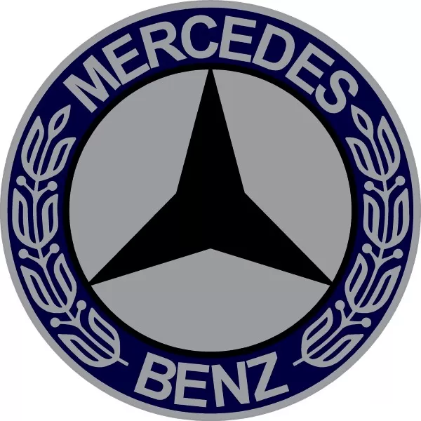 Mercedes Benz Emblem Decal Sticker 