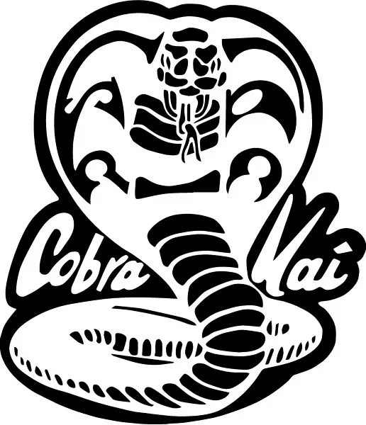 Cobra Kai Logo Karate Kid Vinyl Sticker 