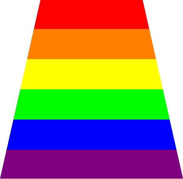 gay pride flag ticker