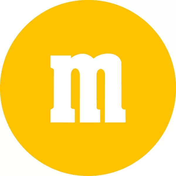 Yellow M&M Sticker for Sale by memetrashpepe